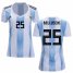 Womens Argentina #25 Belluschi Home Soccer Country Jersey
