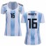 Womens Argentina #16 Perotti Home Soccer Country Jersey