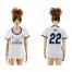 Womens Real Madrid #22 Isco Home Soccer Club Jersey