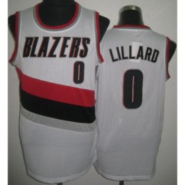 Portland Trail Blazers 0 Damian Lillard White Revolution 30 NBA Jersey Cheap