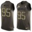 Nike Denver Broncos #95 Derek Wolfe Green Mens Stitched NFL Limited Salute To Service Tank Top Jersey