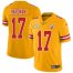 Nike Kansas City Chiefs #17 Mecole Hardman Gold Mens Super Bowl LV Bound Stitched NFL Limited Inverted Legend Jersey