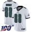 Nike Philadelphia Eagles #88 Dallas Goedert White Mens Stitched NFL 100th Season Vapor Limited Jersey