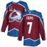 Adidas Colorado Avalanche #7 Devon Toews Burgundy 2022 Stanley Cup Champions Burgundy Home Authentic Stitched NHL Jersey Mens