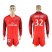 Paris Saint-Germain #32 David Luiz Red Long Sleeves Soccer Club Jersey
