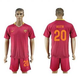 Roma #20 Keita Red Home Soccer Club Jersey