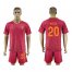 Roma #20 Keita Red Home Soccer Club Jersey