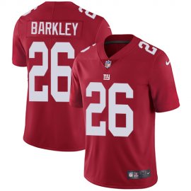 Nike New York Giants #26 Saquon Barkley Red Alternate Mens Stitched NFL Vapor Untouchable Limited Jersey