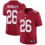 Nike New York Giants #26 Saquon Barkley Red Alternate Mens Stitched NFL Vapor Untouchable Limited Jersey