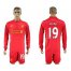 Liverpool #19 Mane Home Long Sleeves Soccer Club Jersey
