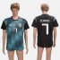 Argentina #7 Icardi Black Training Soccer Country Jersey