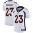 Nike Denver Broncos #23 Devontae Booker White Womens Stitched NFL Vapor Untouchable Limited Jersey