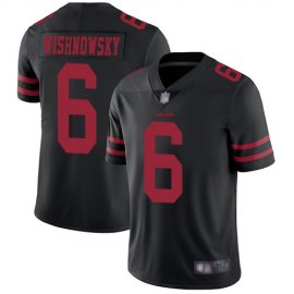 Nike San Francisco 49ers #6 Mitch Wishnowsky Black Alternate Mens Stitched NFL Vapor Untouchable Limited Jersey