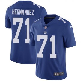 Nike New York Giants #71 Will Hernandez Royal Blue Team Color Mens Stitched NFL Vapor Untouchable Limited Jersey