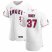 Los Angeles Angels #37 Dylan Bundy Mens Nike White Home 2020 Authentic Player MLB Jersey