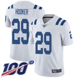 Nike Indianapolis Colts #29 Malik Hooker White Mens Stitched NFL 100th Season Vapor Limited Jersey