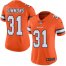 Nike Denver Broncos #31 Justin Simmons Orange Womens Stitched NFL Limited Rush Jersey