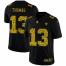 New Orleans New Orleans Saints #13 Michael Thomas Mens Nike Leopard Print Fashion Vapor Limited NFL Jersey Black