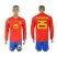 Spain #25 Illarramendi Red Home Long Sleeves Soccer Country Jersey