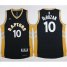 Toronto Raptors #10 DeMar DeRozan Black Gold Stitched NBA Jersey