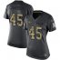 Nike Jacksonville Jaguars #45 KLavon Chaisson Black Womens Stitched NFL Limited 2016 Salute to Service Jersey