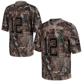 Nike Green Bay Packers #12 Aaron Rodgers Camo Mens Stitched NFL Realtree Elite Jersey