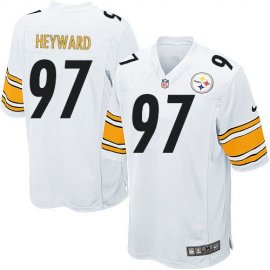 Nike Pittsburgh Steelers #97 Cameron Heyward White Youth Stitched NFL Elite Jersey