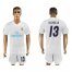Real Madrid #13 K.Casilla White Home Soccer Club Jersey