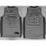 Los Angeles Lakers 24 Kobe Bryant Full Grey Limited NBA Jerseys Cheap