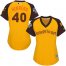 Kansas City Royals #40 Kelvin Herrera Gold 2016 All-Star American League Womens Stitched MLB Jersey