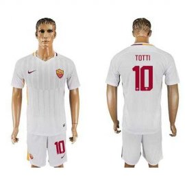 Roma #10 Totti Away Soccer Club Jersey