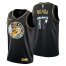 Toronto Toronto Raptors #17 Isaac Bonga Mens Golden Edition Diamond Logo 2021/22 Swingman Jersey – Black Mens