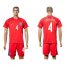 England #4 Gerrard Away Soccer Country Jersey