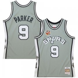 Tony Parker San Antonio Spurs Mitchell & Ness Unisex Hall of Fame Class of 2023 Throwback Swingman Jersey – Gray