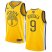 Nike Golden State Warriors #9 Andre Iguodala Gold Youth 2022 NBA Finals Swingman Earned Edition Jersey Youth