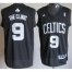Boston Celtics 9 Rajon Rondo Black The Clinic Fashion Swingman NBA Jerseys Cheap