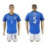 Italy #5 Rugani Home Soccer Country Jersey