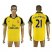 Arsenal #21 Chambers Away Soccer Club Jersey
