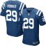 Nike Indianapolis Colts #29 Malik Hooker Royal Blue Team Color Mens Stitched NFL Elite Jersey