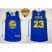 Warriors #23 Draymond Green Blue The Finals Patch Stitched Revolution 30 NBA Jersey