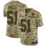 Nike Carolina Panthers #51 Sam Mills Camo Mens Stitched NFL Limited 2018 Salute To Service Jersey