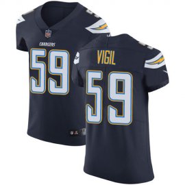 Nike Los Angeles Chargers #59 Nick Vigil Navy Blue Team Color Mens Stitched NFL Vapor Untouchable Elite Jersey