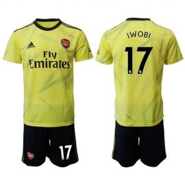Arsenal #17 Iwobi Yellow Soccer Club Jersey