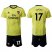 Arsenal #17 Iwobi Yellow Soccer Club Jersey