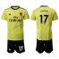 Arsenal #17 Iwobi Yellow Soccer Club Jersey