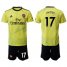 Arsenal #17 Iwobi Yellow Soccer Club Jersey