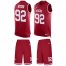 Nike San Francisco 49ers #92 Kerry Hyder Red Team Color Mens Stitched NFL Limited Tank Top Suit Jersey