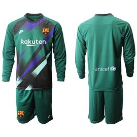 Barcelona Blank Yellow Goalkeeper Long Sleeves Soccer Club Jersey