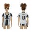Womens Juventus #10 Tevez Home Soccer Club Jersey