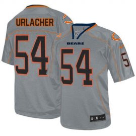 Nike Chicago Bears #54 Brian Urlacher Lights Out Grey Mens Stitched NFL Elite Jersey